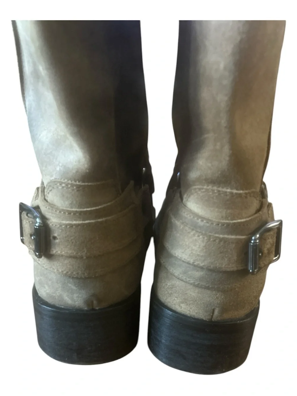 Kenneth Cole Men’s Leather Harness Boots Size 13